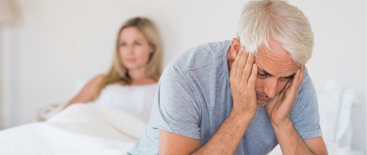 Erection dysfunction in men