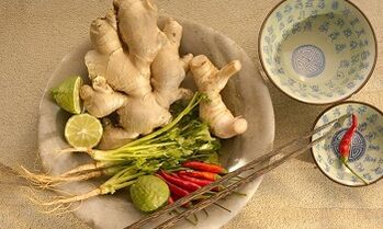 The use of ginger to increase potential