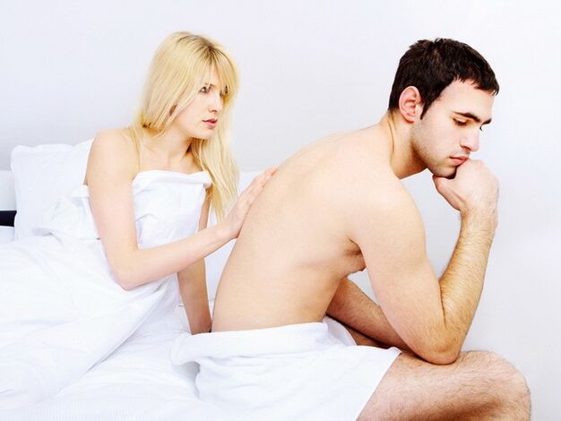 problems with male potential in bed