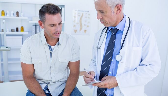 a visit to the doctor for a man with weak potential after 40